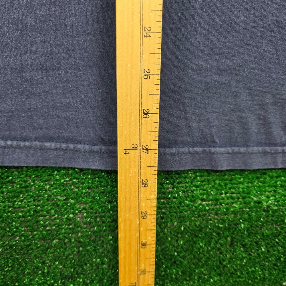 Nike Baseball Tshirt‎ Mens Large Blue Faded Vintage Y2K Graphic Sports Tee - Picture 4 of 7